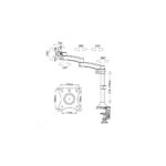 پایه رومیزی مانیتور مدل LD-410B - Image 2